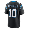 C.Panthers #10 Ryan Fitzgerald Black Team Game Stitched Football American Jersey