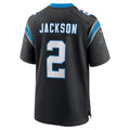 C.Panthers #2 Mike Jackson Black Game Stitched Football American Jersey