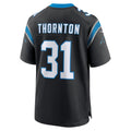 C.Panthers #31 Corey Thornton Black Team Game Stitched Football American Jersey
