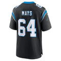 C.Panthers #64 Cade Mays Black Team Game Stitched Football American Jersey