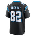C.Panthers #82 Tommy Tremble Black Team Game Stitched Football American Jersey