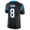 C.Panthers #8 Jaycee Horn Black Vapor F.U.S.E. Limited Stitched Football American Jersey