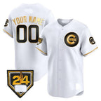 Chicago Cubs 2024 Spring Training Patch Vapor Premier Limited Custom Jersey V2 ¨C All Stitched-White Baseball Jersey