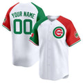 Chicago Cubs Mexico Vapor Premier Limited Custom Jersey V3 ¨C White Baseball Jersey