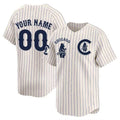 Chicago Cubs Special Vapor Premier Limited Custom Jersey V2 ¨C All Stitched-Cream Pinstripe Baseball Jersey