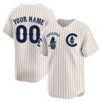 Chicago Cubs Special Vapor Premier Limited Custom Jersey V2 ¨C All Stitched-Cream Pinstripe Baseball Jersey