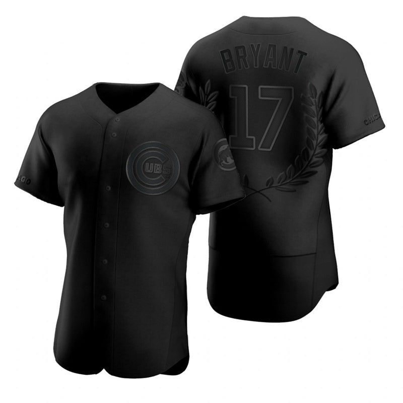 Chicago Cubs #17 Kris Bryant Black Flexbase Fashion Baseball Jersey