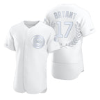 Chicago Cubs #17 Kris Bryant White Flexbase Fashion Baseball Jersey