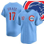 Chicago Cubs #17 Mark Grace Blue 2024-25 2nd Alternate Limited Stitched Baseball Jersey