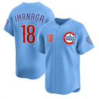 Chicago Cubs #18 Shōta Imanaga Blue 2024-25 2nd Alternate Limited Stitched Baseball Jersey