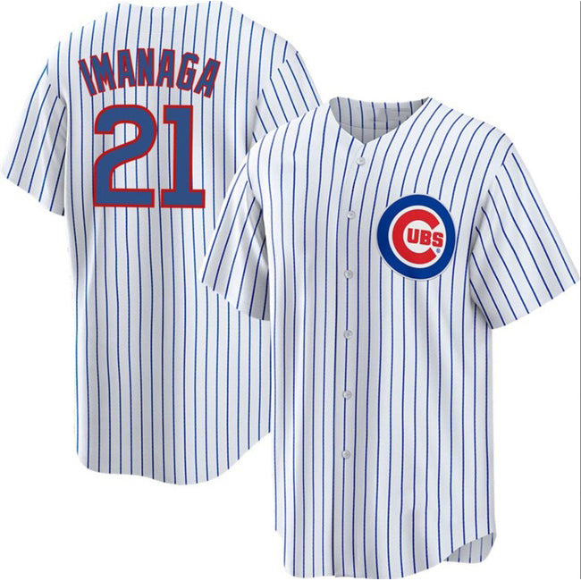 Chicago Cubs #21 Shōta Imanaga White Cool Base Stitched Baseball Jersey