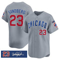 Chicago Cubs #23 Ryne Sandberg Gray 'Ryne Sandberg Tribute' Vapor Limited V3 Stitched Baseball Jersey
