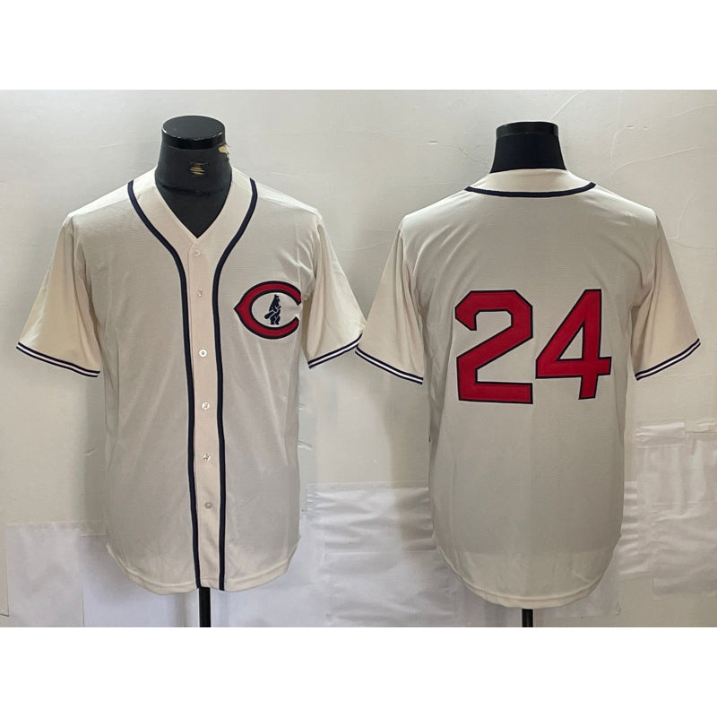 Chicago Cubs #24 Cody Bellinger 2022 Cream Field of Dreams Cool Base Stitched Baseball Jersey