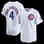 Chicago Cubs #4 Pete Crow-Armstrong White 150th Anniversary Limited Baseball Jersey