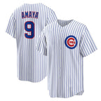 Chicago Cubs #9 Miguel Amaya White Home Replica Baseball Jersey