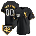 Chicago White Sox 2024 Jackie Robinson Patch Vapor Premier Limited Custom Jersey ¨C All Stitched-Black Baseball Jersey