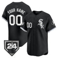 Chicago White Sox 2024 Spring Training Patch Vapor Premier Limited Custom Jersey ¨C Black Baseball Jersey