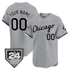 Chicago White Sox 2024 Spring Training Patch Vapor Premier Limited Custom Jersey ¨C Gray Baseball Jersey