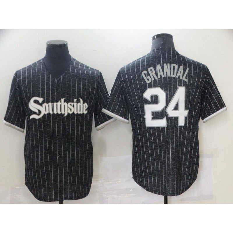 Chicago White Sox #24 Grandal City Edition Black Game 2021 Baseball Jerseys