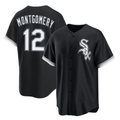 Chicago White Sox #12 Colson Montgomery Black Cool Base Stitched Baseball Jersey