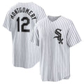 Chicago White Sox #12 Colson Montgomery White Home Replica Baseball Jersey