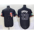 Chicago White Sox #23 Michael Jordan Black Mexico Limited Stitched Baseball Jersey