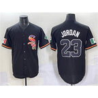 Chicago White Sox #23 Michael Jordan Black Mexico Limited Stitched Baseball Jersey