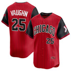 Chicago White Sox #25 Andrew Vaughn Red Black 2025 City Connect Limited Stitched Baseball Jersey