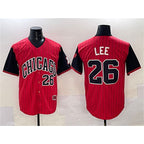 Chicago White Sox #26 Korey Lee Red Black 2025 City Connect Limited Stitched Baseball Jersey