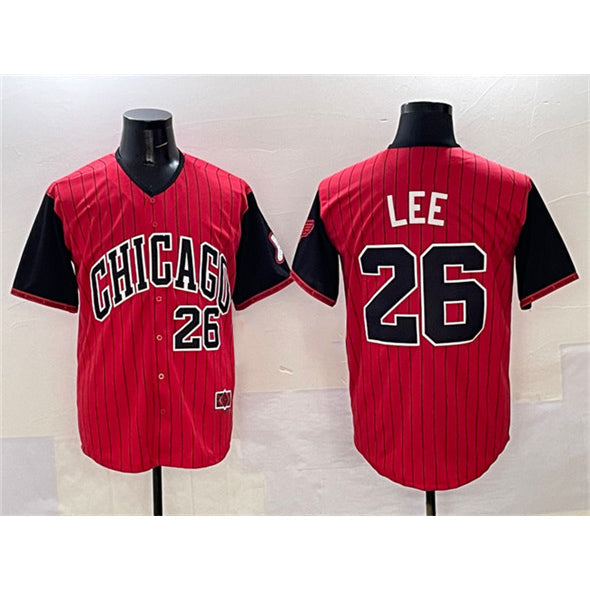 Chicago White Sox #26 Korey Lee Red Black 2025 City Connect Limited Stitched Baseball Jersey