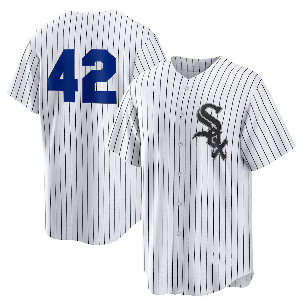Chicago White Sox #42 Jackie Robinson White Home 2025 Day Replica Baseball Jersey