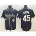 Chicago White Sox #45 Michael Jordan Black Cool Base Stitched Baseball Jersey