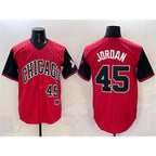 Chicago White Sox #45 Michael Jordan Red Black 2025 City Connect Limited Stitched Baseball Jersey