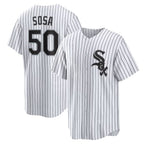 Chicago White Sox #50 Lenyn Sosa White Home Replica Baseball Jersey