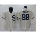 Chicago White Sox #88 Luis Robert 2021 Cream Navy Field of Dreams Name Flex Base Stitched Baseball Jersey