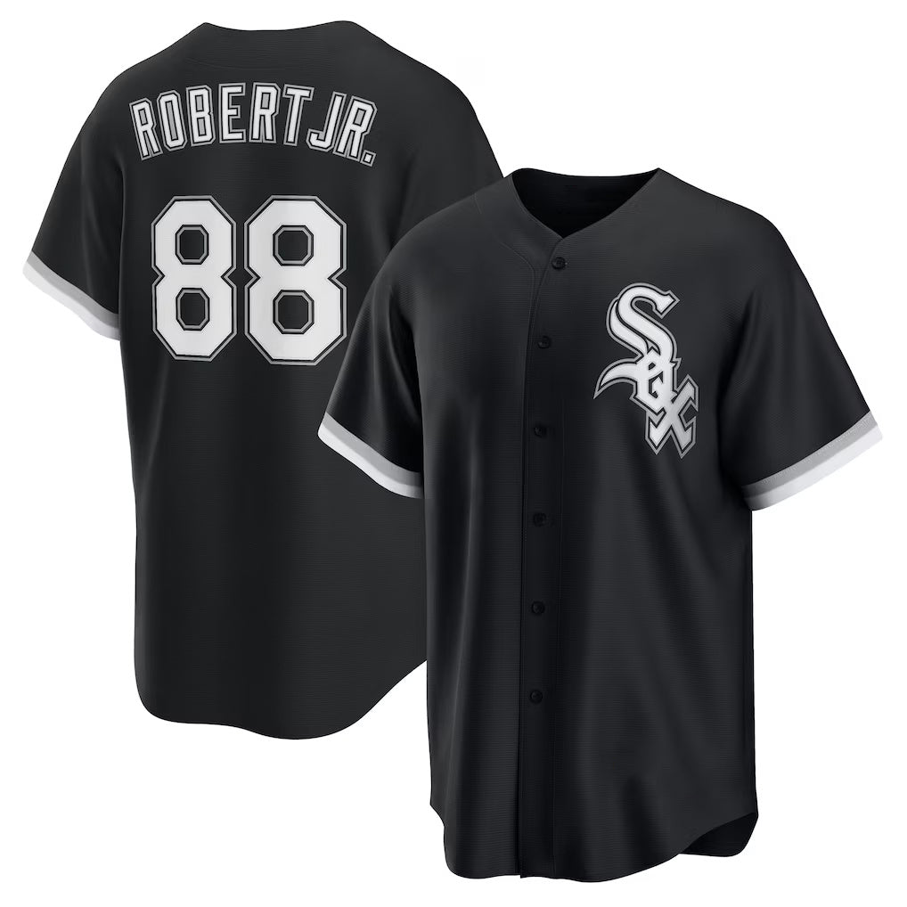 Chicago White Sox #88 Luis Robert Jr. Black Alternate 2 Replica Baseball Jersey