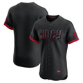 Cincinnati Reds Black City Connect Elite Baseball Jersey