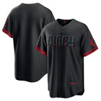 Cincinnati Reds Black City Connect Replica Baseball Jersey