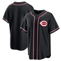 Cincinnati Reds Blank Black Out Stitched Baseball Jersey