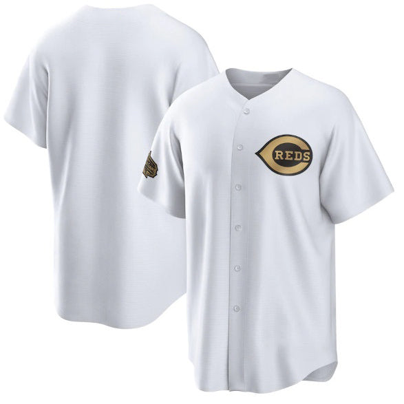 Cincinnati Reds Blank White 2022 All-Star Cool Base Stitched Baseball Jersey