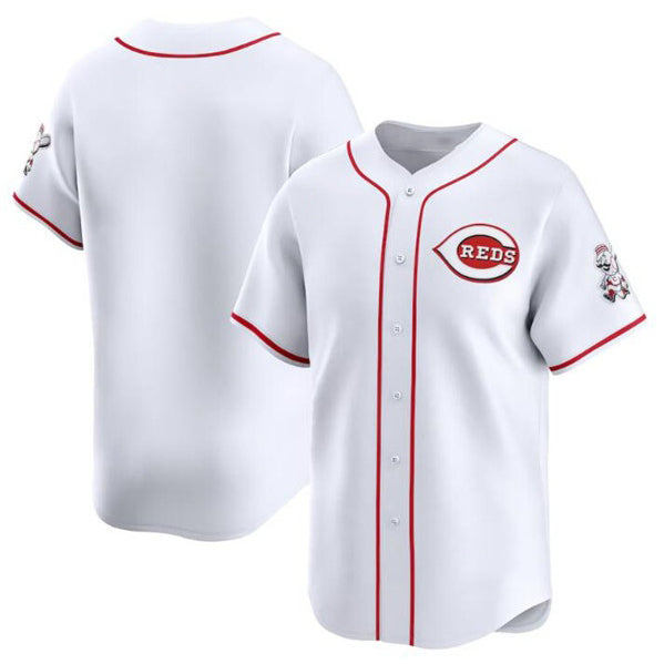 Cincinnati Reds Blank White Home Limited Baseball Stitched Baseball Jersey