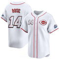 Cincinnati Reds #14 Pete Rose White 2025 Speedway Classic Home Limited Stitched Baseball Jersey