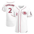 Cincinnati Reds #2 Nick Castellanos White 2021 Home Player Baseball Jersey