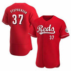 Cincinnati Reds #37 Tyler Stephenson Red Stitched Flex Baseball Jersey