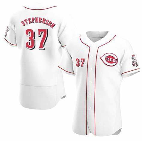 Cincinnati Reds #37 Tyler Stephenson White Stitched Flex Baseball Jersey