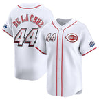 Cincinnati Reds #44 Elly De La Cruz White 2025 Speedway Classic Home Limited Stitched Baseball Jersey