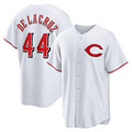 Cincinnati Reds #44 Elly De La Cruz White Alternate 2 Replica Baseball Jersey