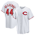 Cincinnati Reds #44 Elly De La Cruz White Alternate 2 Replica Baseball Jersey