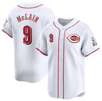 Cincinnati Reds #9 Matt McLain White Home Limited Baseball Stitched Baseball Jersey