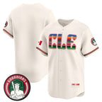 Cleveland Guardians Blank Cream Mexico Vapor Premier Limited Stitched Baseball Jersey